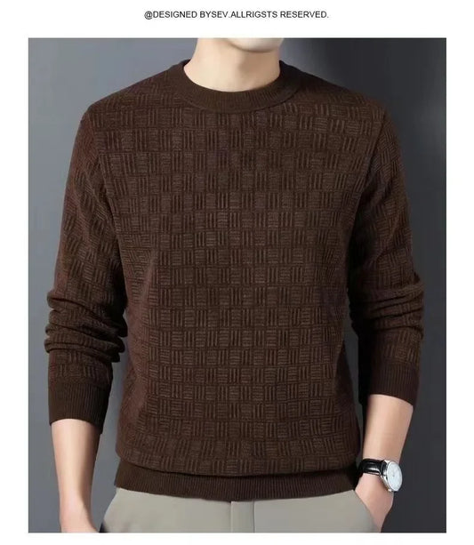 MEN'S 100%PURE MINK CASHEMERE SWEATER